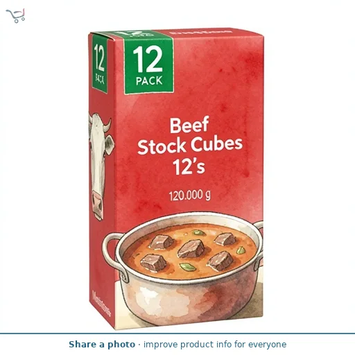 Morrisons Beef Stock Cubes 12's