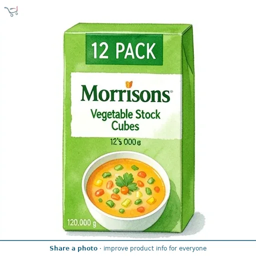 Morrisons Vegetable Stock Cubes 12's