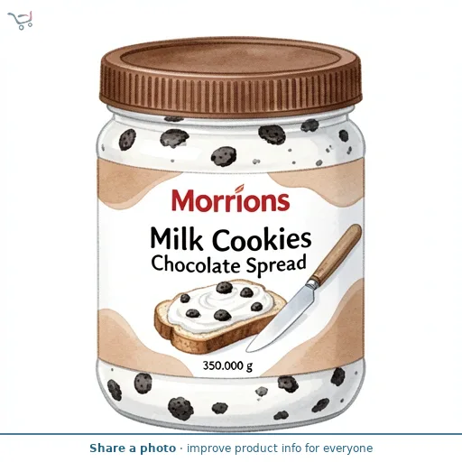 Morrisons Milk Cookies Chocolate Spread 