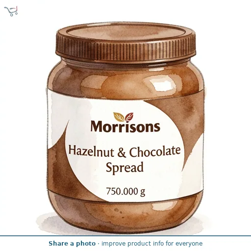 Morrisons Hazelnut & Chocolate Spread 750g
