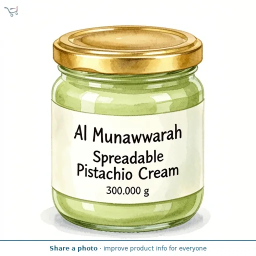 Al Munawwarah Spreadable Pistachio Cream 