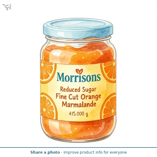 Morrisons Reduced Sugar Fine Cut Orange Marmalade