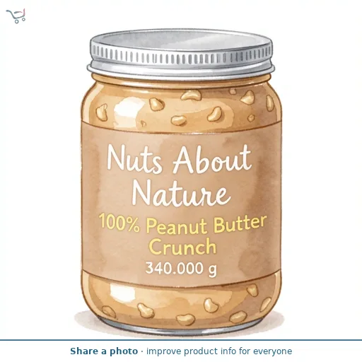 Nuts About Nature 100% Peanut Butter Crunch 