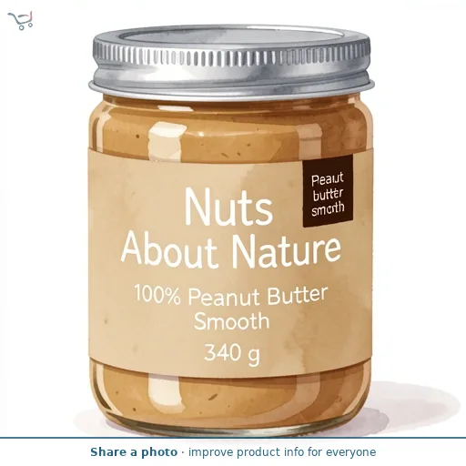 Nuts About Nature 100% Peanut Butter Smooth 