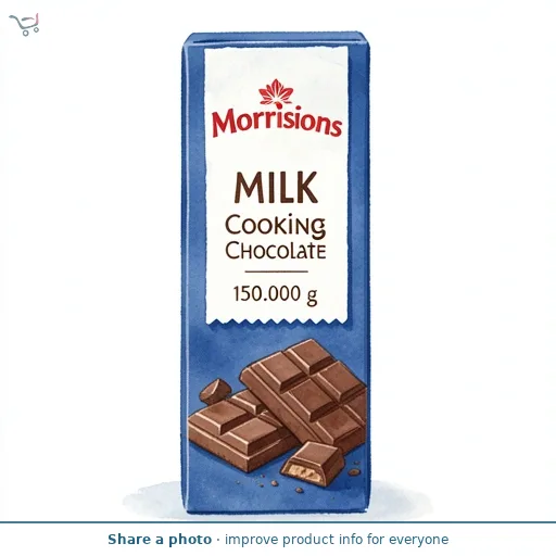 Morrisons Milk Cooking Chocolate