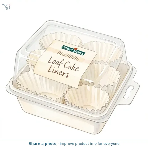 Morrisons Loaf Cake Liners 