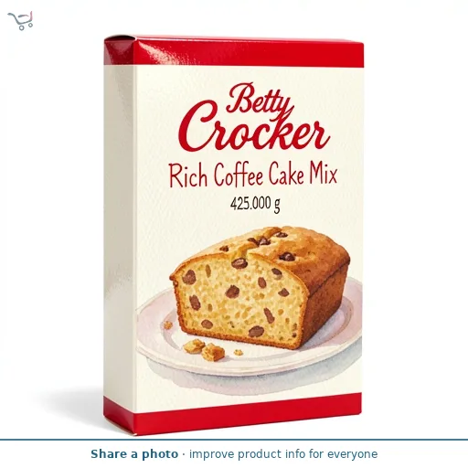 Betty Crocker Rich Coffee Cake Mix
