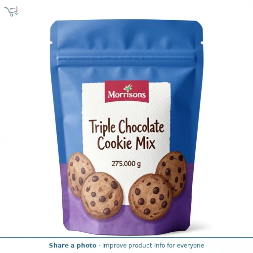 Morrisons Triple Chocolate Cookie Mix 