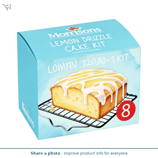 Morrisons Lemon Drizzle Cake Kit