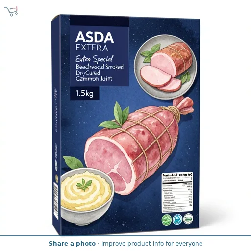 ASDA Extra Special Extra Special Beechwood Smoked Dry Cured Gammon Joint 1.5kg