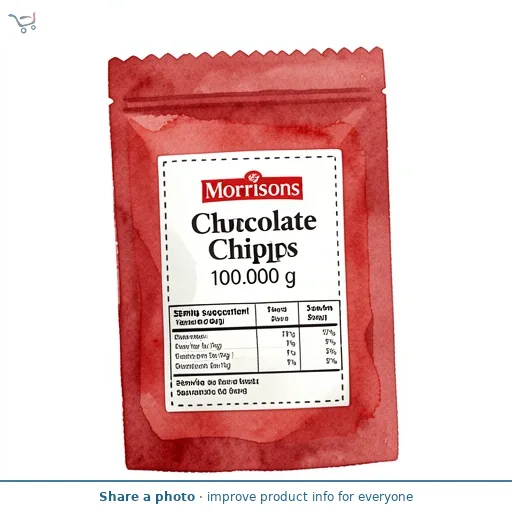 Morrisons Dark Chocolate Chips   100g