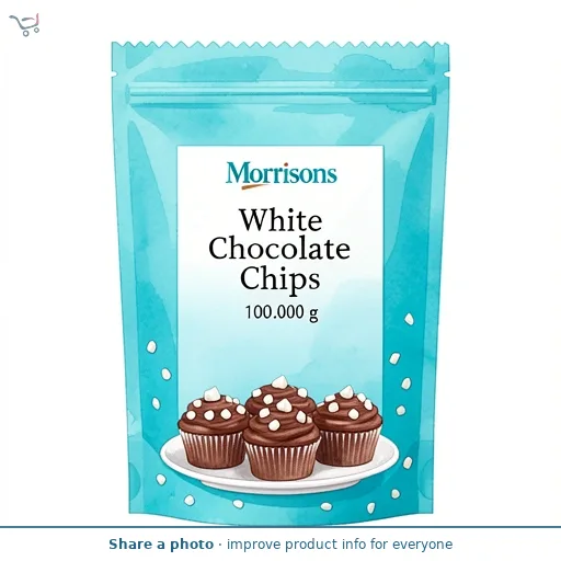 Morrisons White Chocolate Chips 