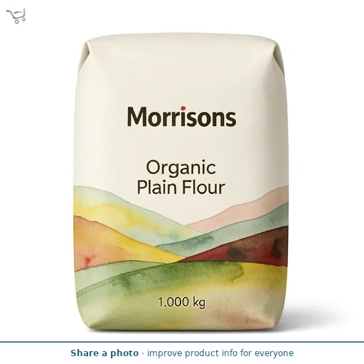 Morrisons Organic Plain Flour 1kg