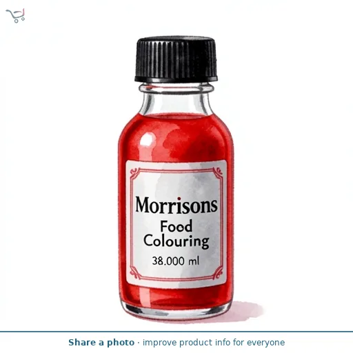 Morrisons Red Food Colouring 