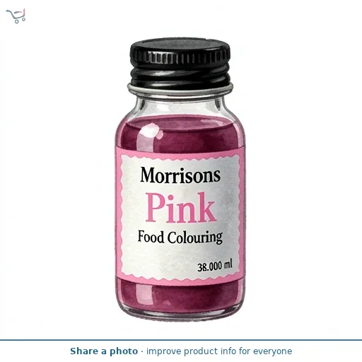 Morrisons Pink Food Colouring   38ml