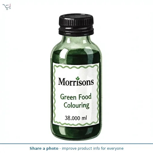 Morrisons Green Food Colouring   38ml