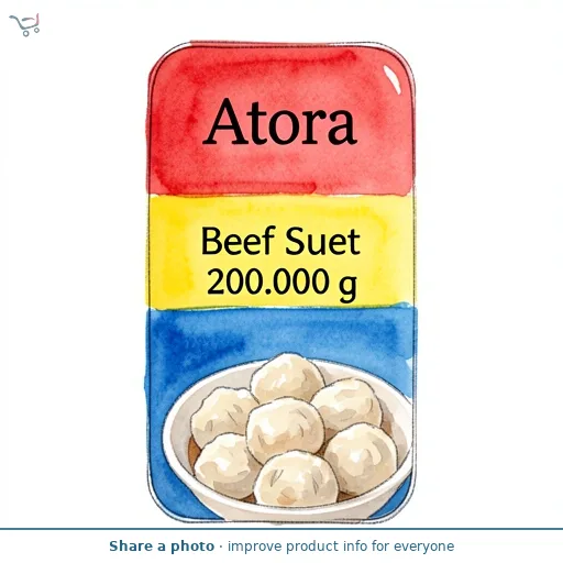 Atora The Original Shredded Beef Suet 200g