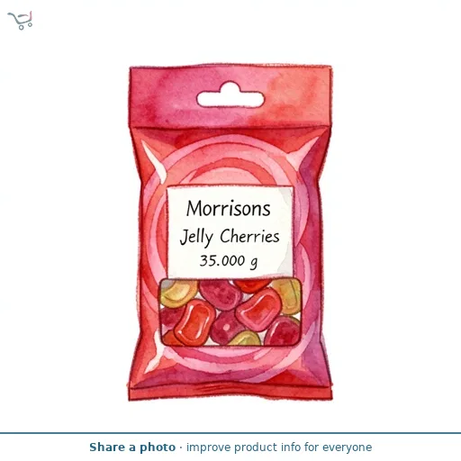 Morrisons Jelly Cherries 35g