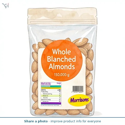 Morrisons Whole Blanched Almonds 