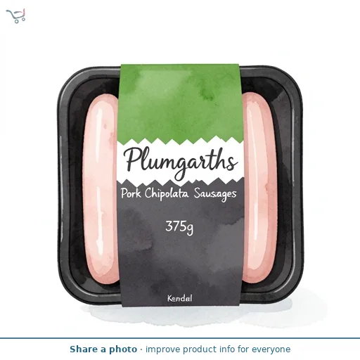 Plumgarths of Kendal Pork Chipolata Sausages 375g