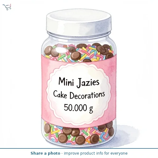 Morrisons Mini Jazzies Cake Decorations