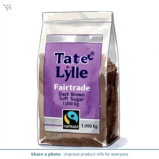 Tate & Lyle Fairtrade Dark Brown Soft Sugar 