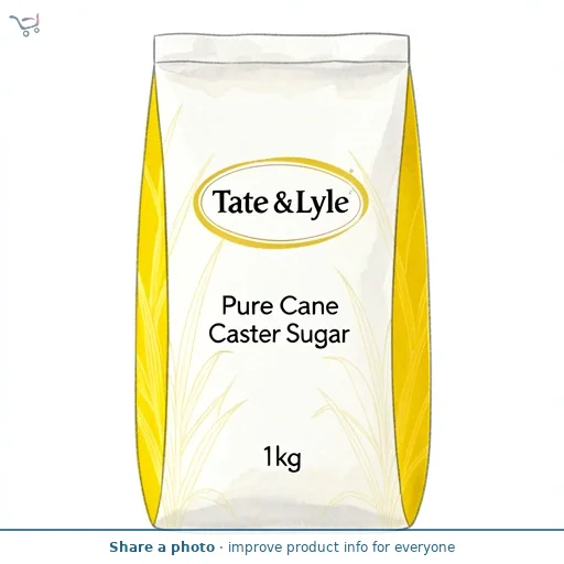 Tate & Lyle Pure Cane Caster Sugar 1kg