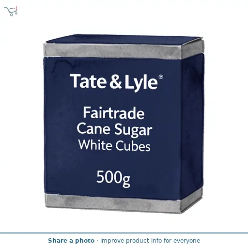 Tate & Lyle Fairtrade Cane Sugar White Cubes 500g