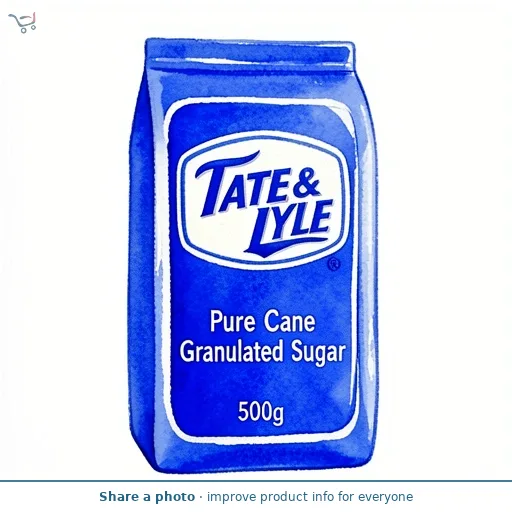 Tate & Lyle Pure Cane Granulated Sugar 500g