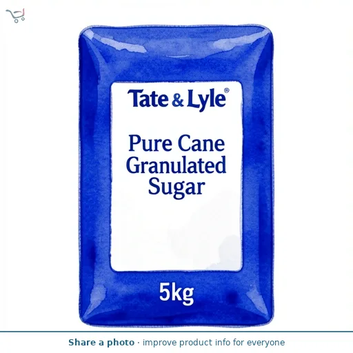 Tate & Lyle Pure Cane Granulated Sugar 5kg