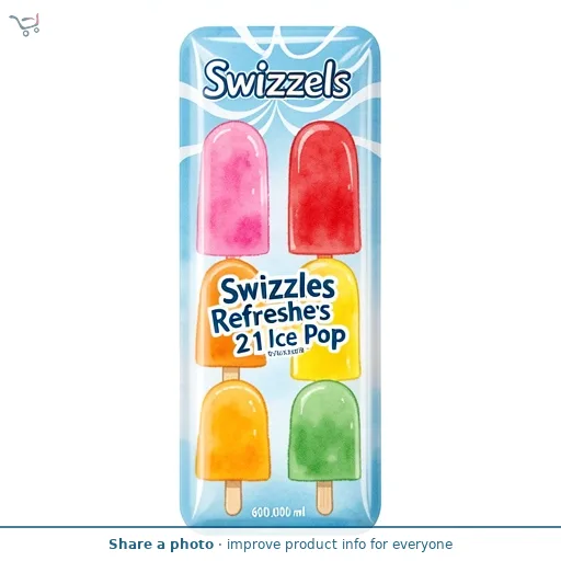 Swizzles Refreshers 2 In 1 Ice Pop 8x75ml