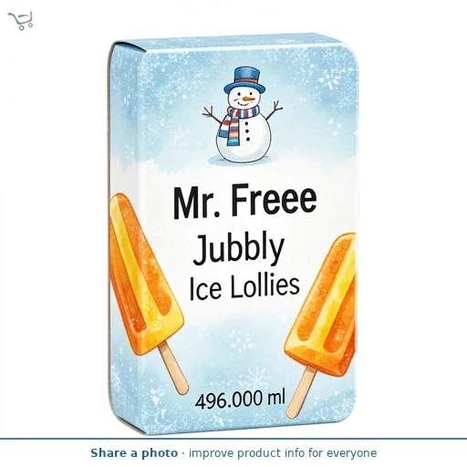 Jubbly  Orange Ice Lollies