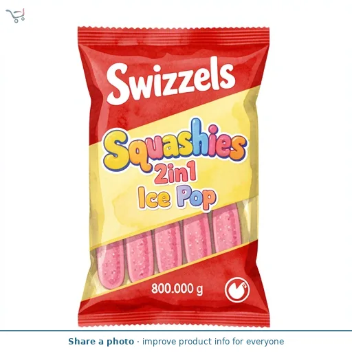 Swizzels Squashies 2in1 Ice Pop 8x100g