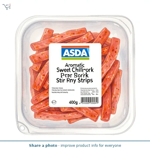 ASDA Aromatic Sweet Chilli Pork Stir Fry Strips 400g