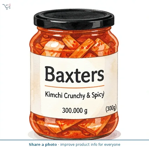 Baxters Kimchi Crunchy & Spicy (300g)