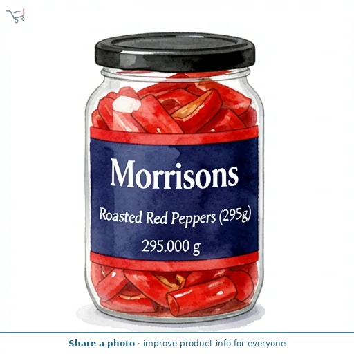 Morrisons Roasted Red Peppers (295g)