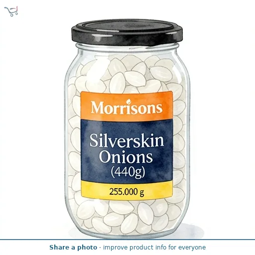 Morrisons Silverskin Onions (440g)