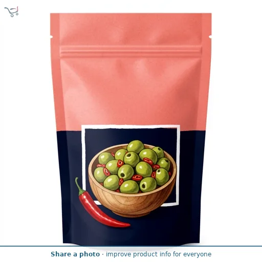 Morrisons Pitted Green Olives With Chilli (70g)