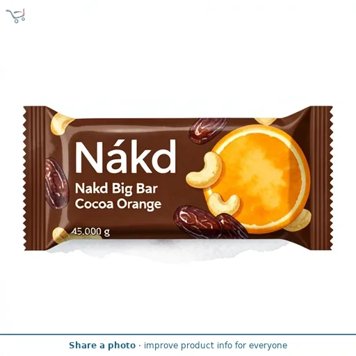 Nakd Big Bar Cocoa Orange 