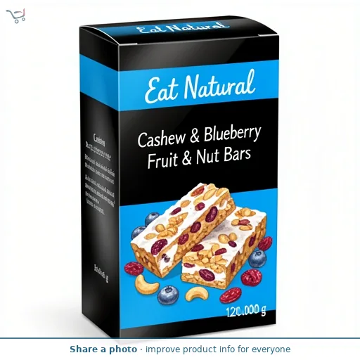 Eat Natural Cashew & Blueberry Fruit & Nut Bars 