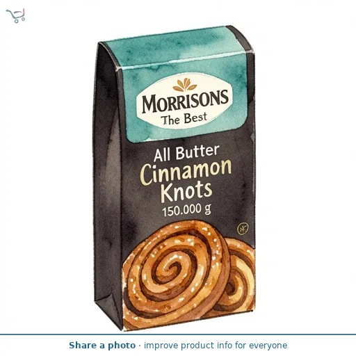 Morrisons The Best All Butter Cinnamon Knots 150g