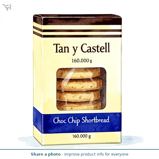 Tan Y Castell Choc Chip Shortbread   160g