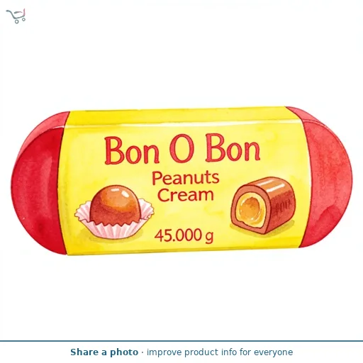 Bon O Bon Peanuts Cream 3 x 15g