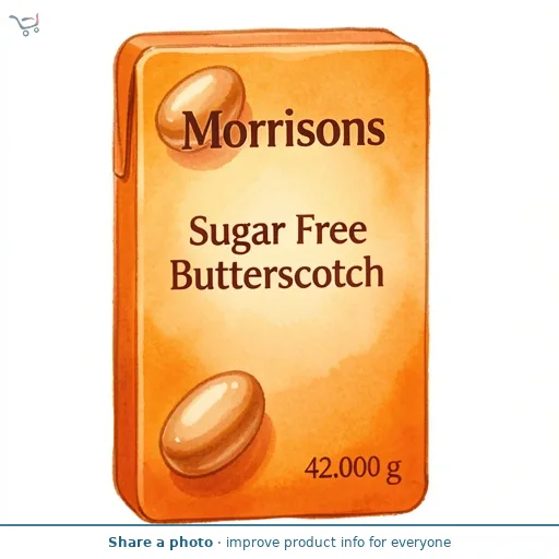 Morrisons Sugar Free Butterscotch 42g