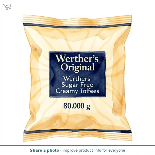 Werthers Original Sugar Free Creamy Toffees 80g