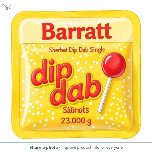 Barratt Sherbet Dip Dab Single 23g