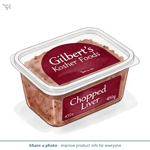 Gilbert's Kosher Foods Chopped Liver 450g