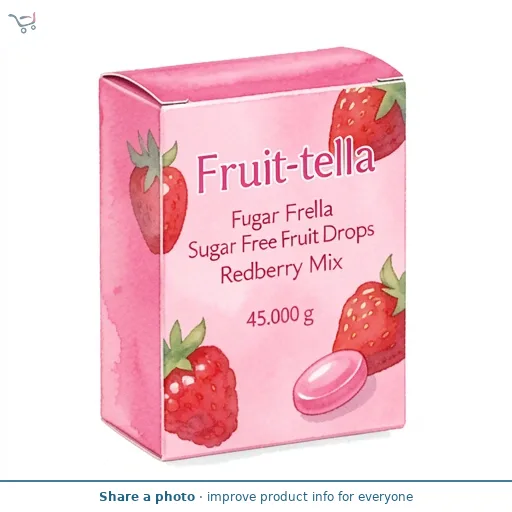 Fruittella Sugar Free Fruit Drops Redberry Mix