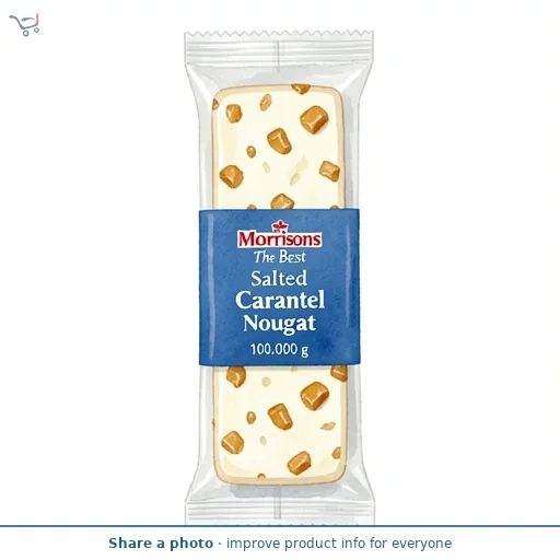 Morrisons The Best Salted Caramel Nougat 