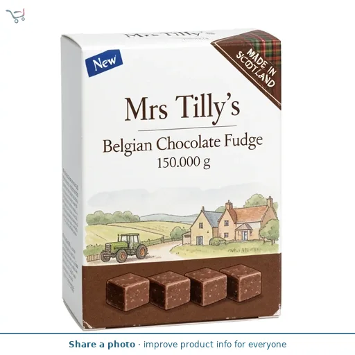 Mrs Tilly's Belgian Chocolate Fudge 150g